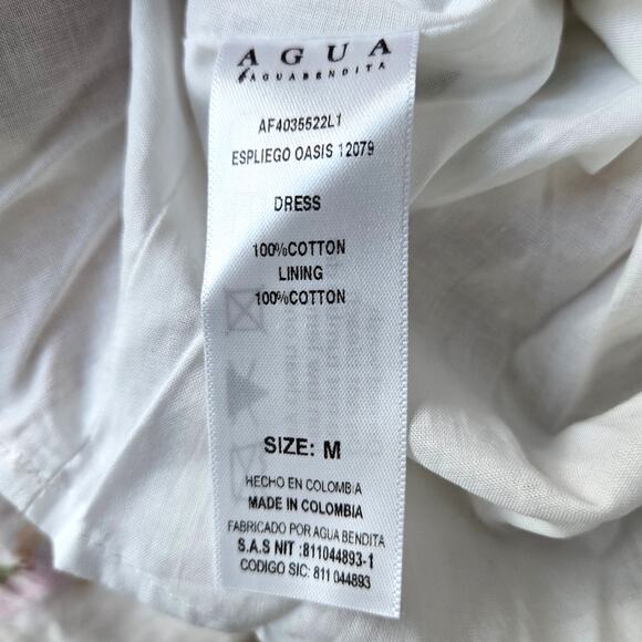 Agua by Agua Bendita NEW Espliego Oasis Floral Maxi Dress Size Medium Rare NWT - Picture 14 of 16